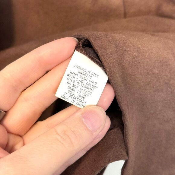 Keren Hart Lightweight Brown Long Jacket Size XS NWT - Picture 3 of 6